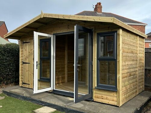 14x8 Apex Summer House Combi