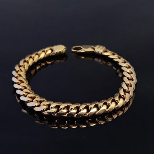 9ct Cuban curb bracelet