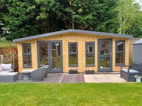 24x12 Apex Reverse Summer house | Northern Garden Sheds | Sheds