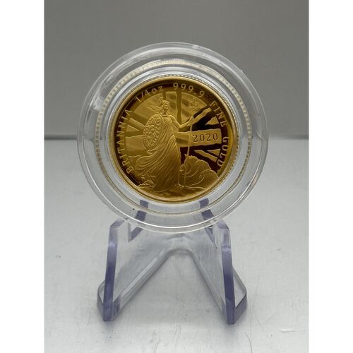 2020 gold proof quarter ounce Britannia