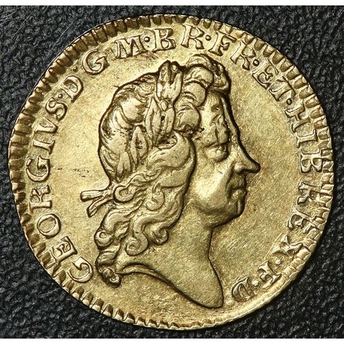Choice 1725 George 1 gold half guinea