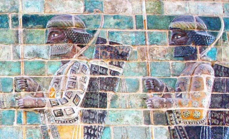 Persian Enamel. Classic Persia. Ancient Persia.