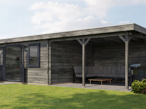 400cm x 400cm + 400cm Veranda