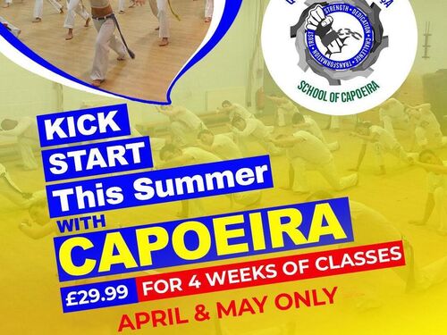 Kick Start 2026 with CAPOEIRA - FREE TASTER CLASS or 4 WEEKS OF CLASSES for £29.99
