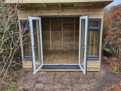 #PVC062 10x8 Pent Summer House