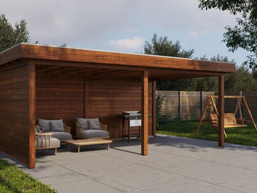 5.88mtr x 3.5mtr 28mm walled Gazebo