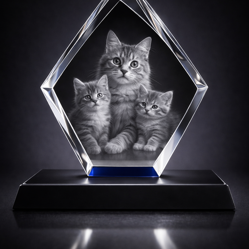 The Super Large 3D Jura Colour Iceberg Crystal