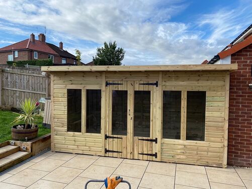 14x8 Pent Summer House
