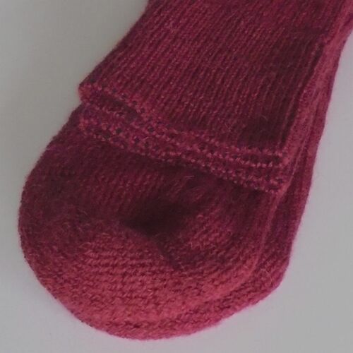 UK Alpaca Posh Socks Walking Wine