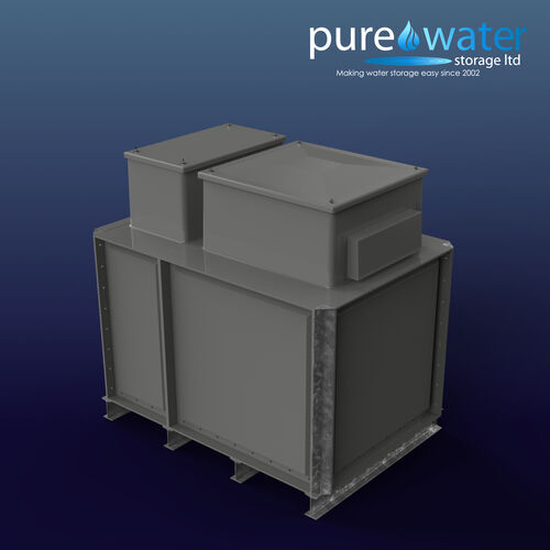 PW.1.5X1X1.IFB.DIV.AB(1+0.5) - 1500 LITRE DIVIDED SECTIONAL WATER TANK, INTERNALLY FLANGED BASE (IFB) C/W FVH