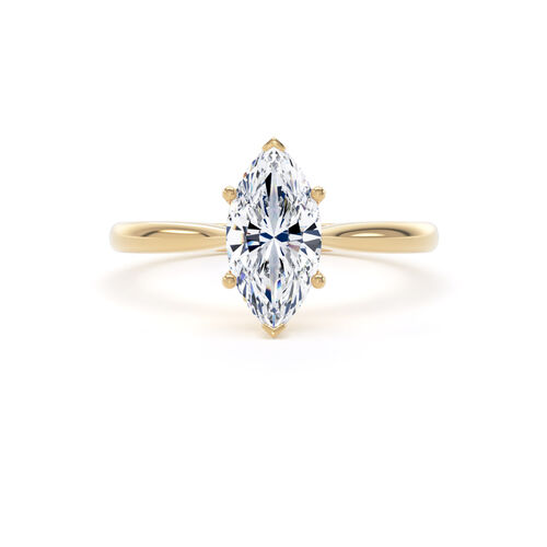 Marquise diamond solitaire