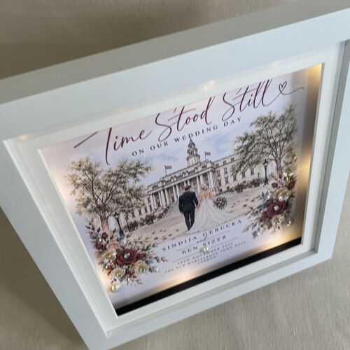 Personalised Wedding Venue Frame