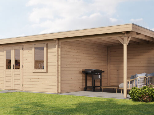 400cm x 400cm + 300cm Veranda