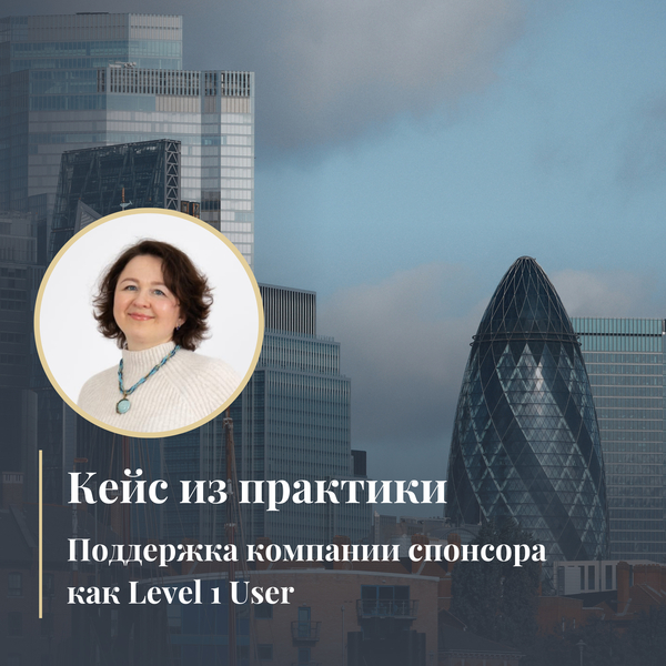 Кейс из практики: Поддержка компании спонсора как Level 1 User