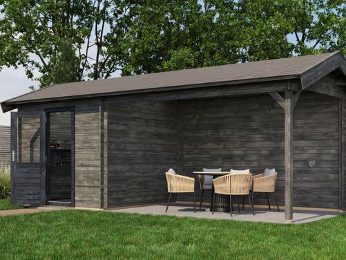 250cm x 250cm + 400cm Veranda