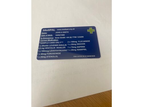 MediPAL ID Card