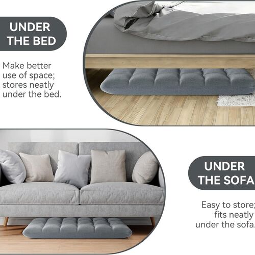 mcc direct Adjustable Floor Chair, Multi-Position Folding Sofa Chair with Back Support, Comfortable Floor Seating for Reading, Gaming, Meditation & Relaxing, Living Room or Bedroom