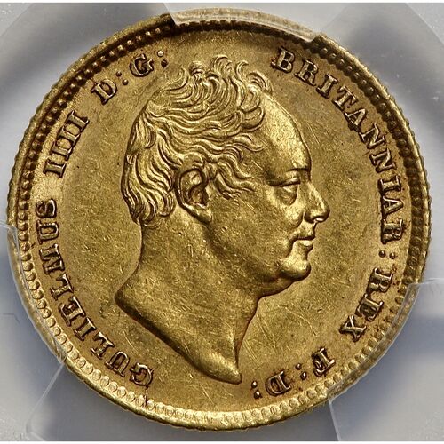 1835 King William 111 gold half sovereign