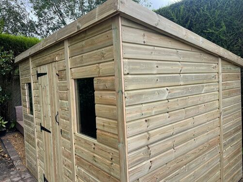 #P013 10x8 Pent Shed