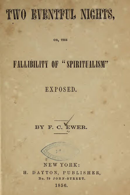 1856 | Two Eventful Nights