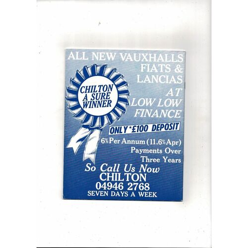 1983 London Five a side Football Programme