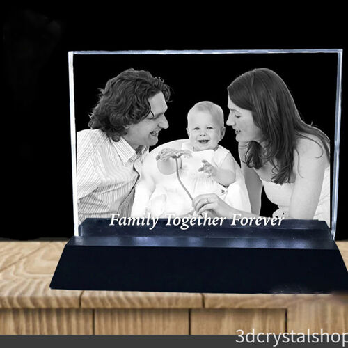 The Superb Rousay 2D Crystal Glass Photo Frame