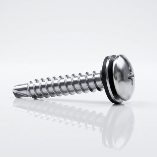 A2 Dome-Head Stitching Screws Bi-metal™ TEK® 3(With Washer)