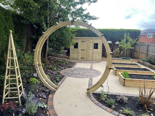 #P013 10x8 Pent Shed