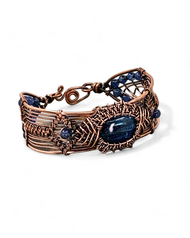 Tribal Beats - Kyanite Bracelet
