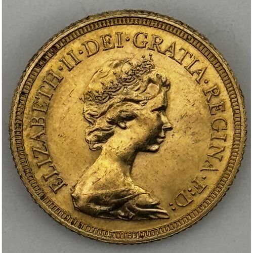 1974 QE11 full gold sovereign