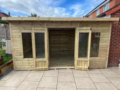 14x8 Pent Summer House