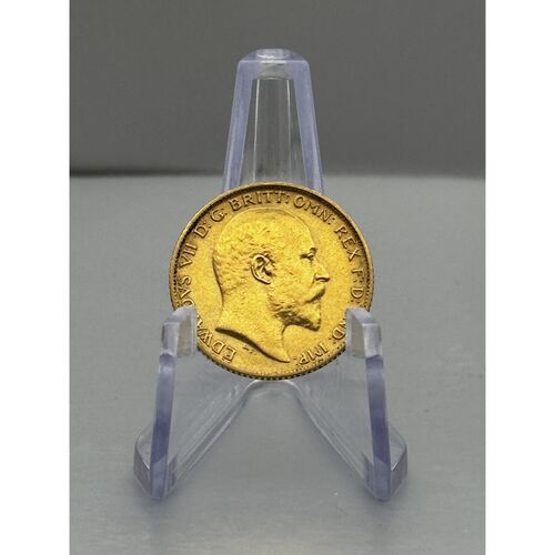 1906 King Edward V11 gold half sovereign