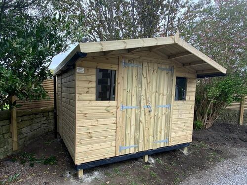 #A081 10x8 Apex Reverse Shed