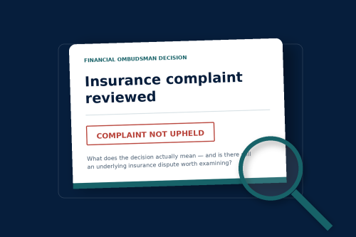 Insurance Complaint Rejected by the Ombudsman? | IDS