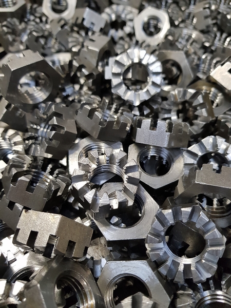 12 slotted Nuts | Trojan Special Fasteners Ltd | Specialist Nuts Fasteners | Nuts Bolts Washers | Precision Polygon Turning | Fastener Manufacturer