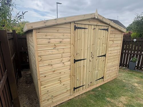 10x8 Apex Reverse Shed