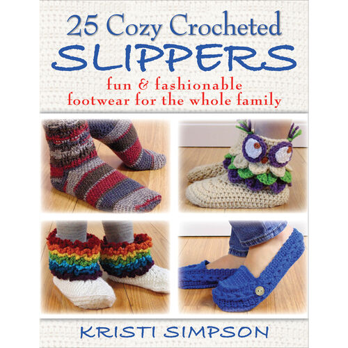25 Cozy Crocheted Slippers