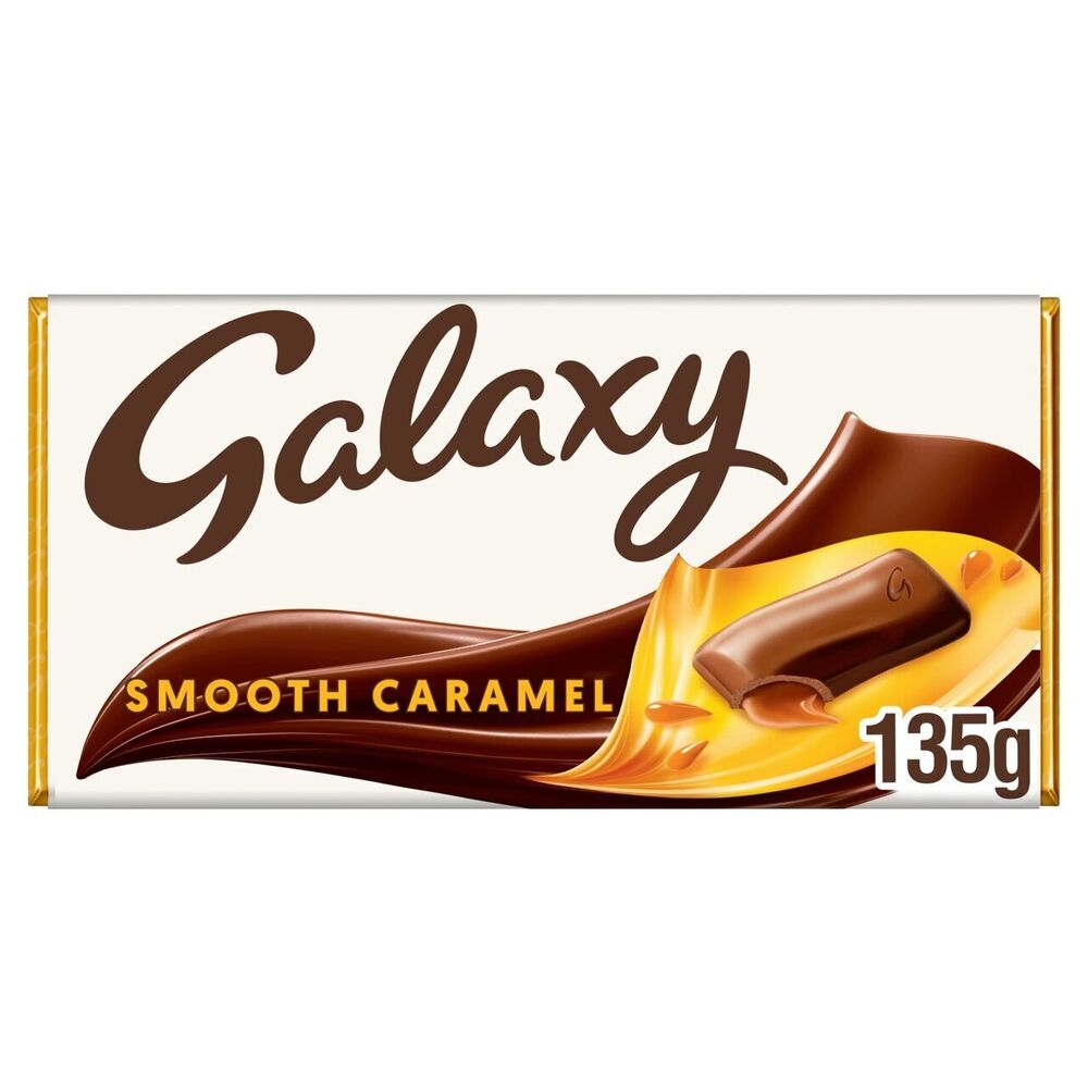 Galaxy Smooth Caramel & Milk Chocolate Block Bar