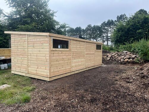 #P076 20x10 Pent Shed