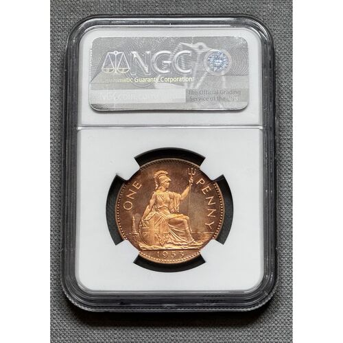 Superb Queen Elizabeth 11 1953 proof penny