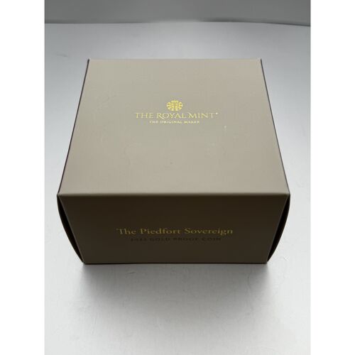 2022 Pierdfort memorial proof gold sovereign