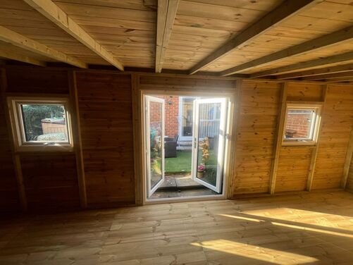 #PVC082 24x10 Pent Summer House