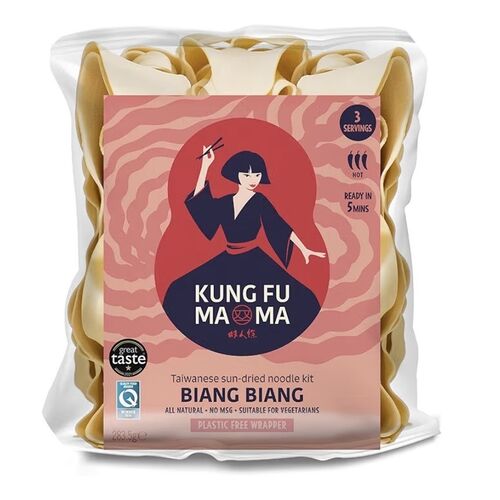 Kung Fu Mama Taiwanese Sun-Dried Noodle Kit (3 Servings)
