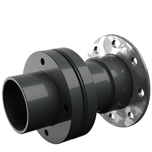 4" PVC Fully Flanged Tank Connector