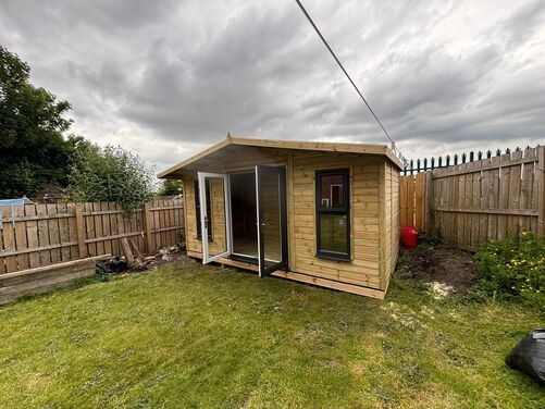 #PVC063 16x8 Apex Summer House