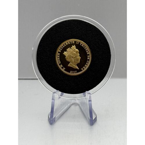 2017 Sapphire jubilee proof gold half sovereign