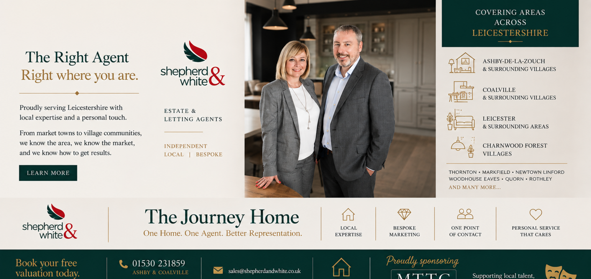 "Shepherd & White Estate Agents | Buy, Sell & Rent in Ashby, Coalville & Charnwood"