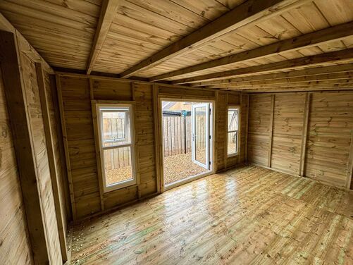 #PVC053 16x10 Pent Summer House