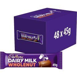 Cadbury Dairy Milk Whole Nut Chocolate Bar