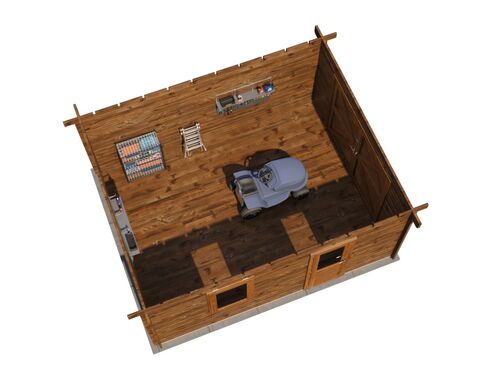 400cm x 500cm - Garage